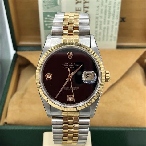 rolex datejust black onyx dial 16233|rolex 16233 price list.